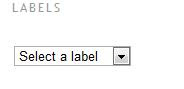 dropdown label