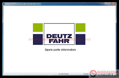 Deutz-Fahr AG Part Catalog v5.0.1 [2010] Free Download