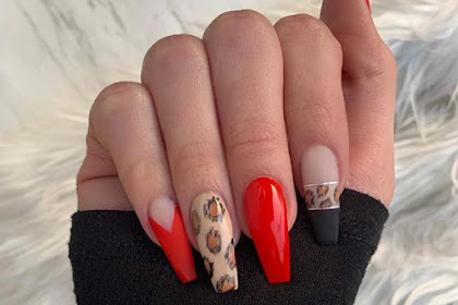 ✘ 26+ Pretty Carmine As Well As Leopard Print Nails Ideas For Special Occasions
