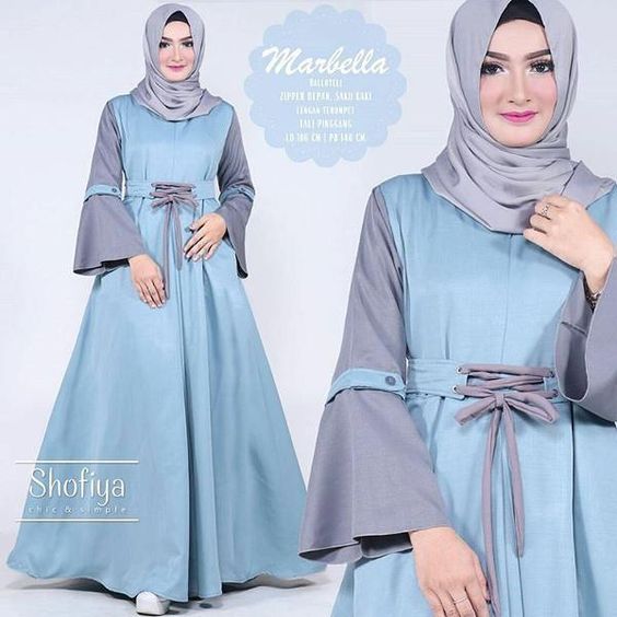 99 Trend  Fashion  Busana Muslim Wanita Gamis  Dress Terbaru 