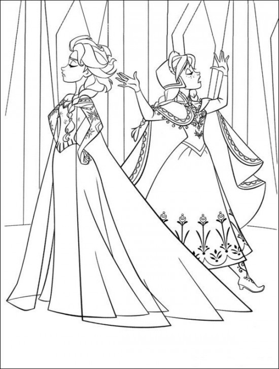 Download Coloring Page World: Frozen (Portrait)