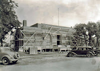 US Post Office Kerrville Texas under construction 1936