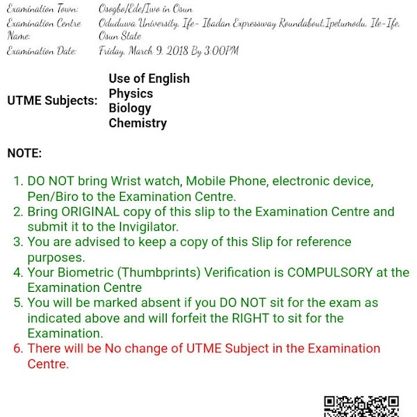 2018 JAMB RE-PRINTING HAS BEGAN