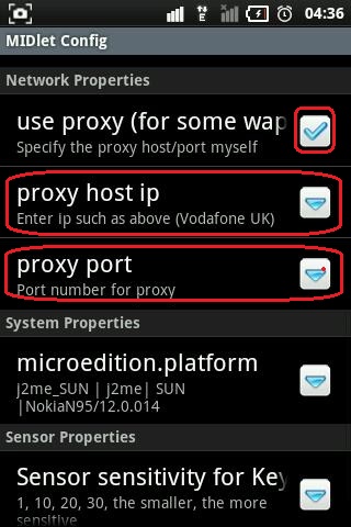 Netmite Network Properties