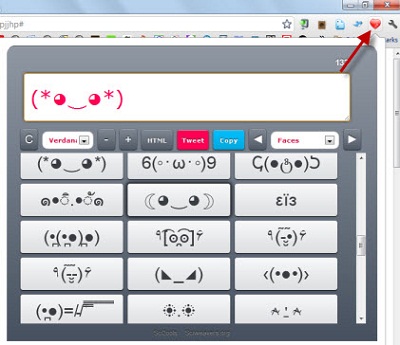 1 Menggunakan simbol font dekoratif di Facebook, Email, Tweets