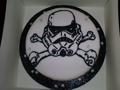 Star Wars Birthday Cake on Sue S Cakes  Star Wars Birthday Cake   Storm Trooper Cake