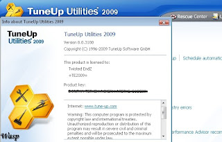 TuneUp Utilities 2009 v8.0.2000.35.Incl. Serials