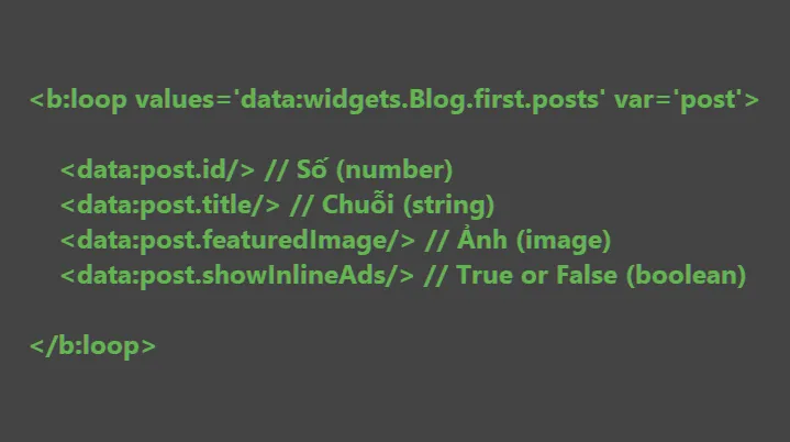 blogger data blog widget