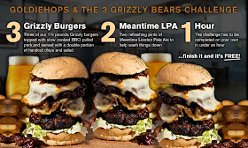 Thirsty Bear Burger Challenge Waterloo. Goldiehops & The Three Bears