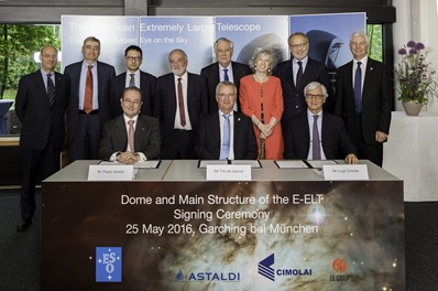 ESO Signs Largest Ever Ground-based Astronomy Contract for E-ELT Dome and Telescope Structure