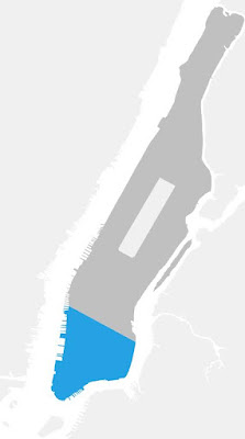 Downtown Manhattan map