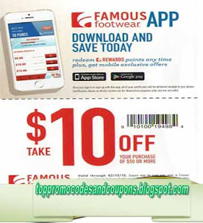 Free Printable Famous Footwear Coupons