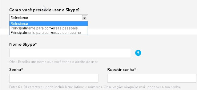 Como criar uma conta no Skype, configurar áudio e vídeo