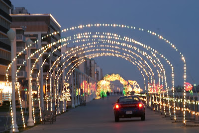 Virginia Beach with lights