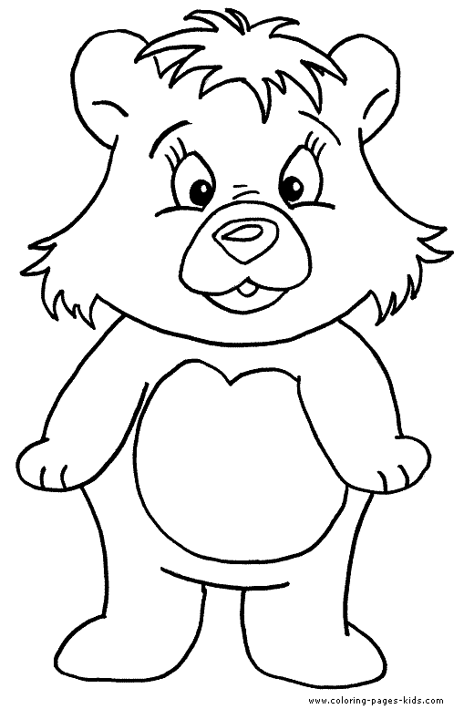 Baby Animal Coloring Page