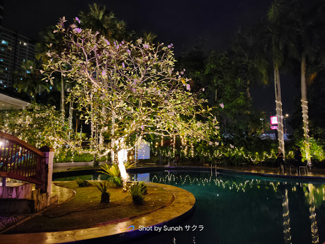 Dinner Poolside Cocktail Sambil Tengok Secret Garden Wedding di Thistle Johor Bahru