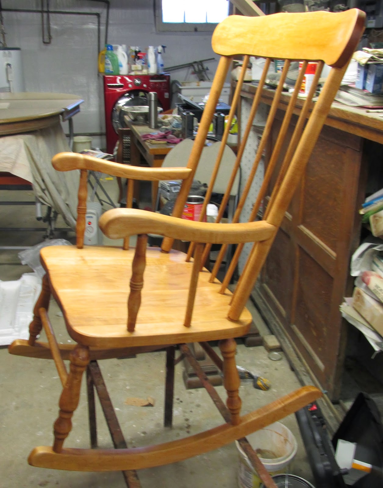 Repurpose/Refinishing projects: Refinishing a rocking chair