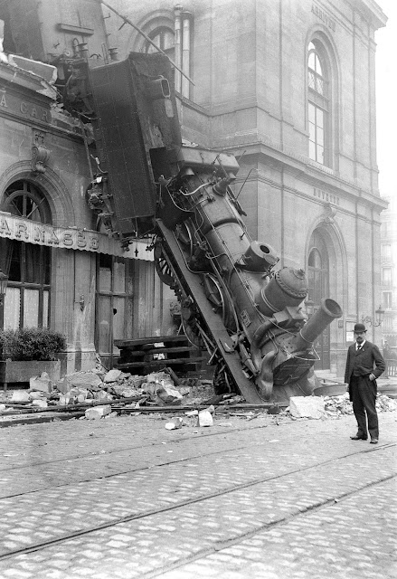 El descarrilamiento de Montparnasse en 1895