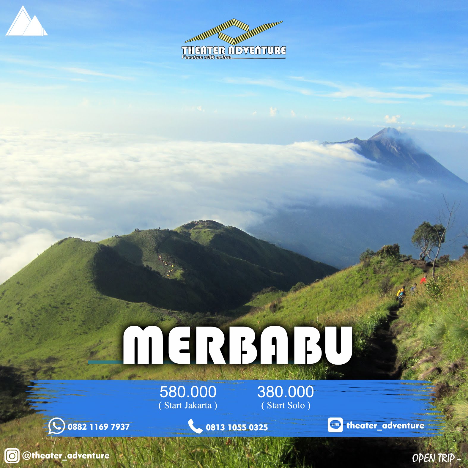 Pembukaan Kembali Jalur Pendakian Gunung Merbabu Mulai 1 Februari 2020 | Private Trip dan Open trip Merbabu Mountains, Semeru, Rinjani