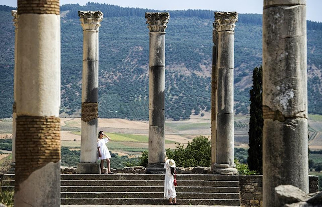  Situated inward a fertile apparently at the pes of Mount Zerhoun For You Information - Morocco’s ancient metropolis of Volubilis rises again