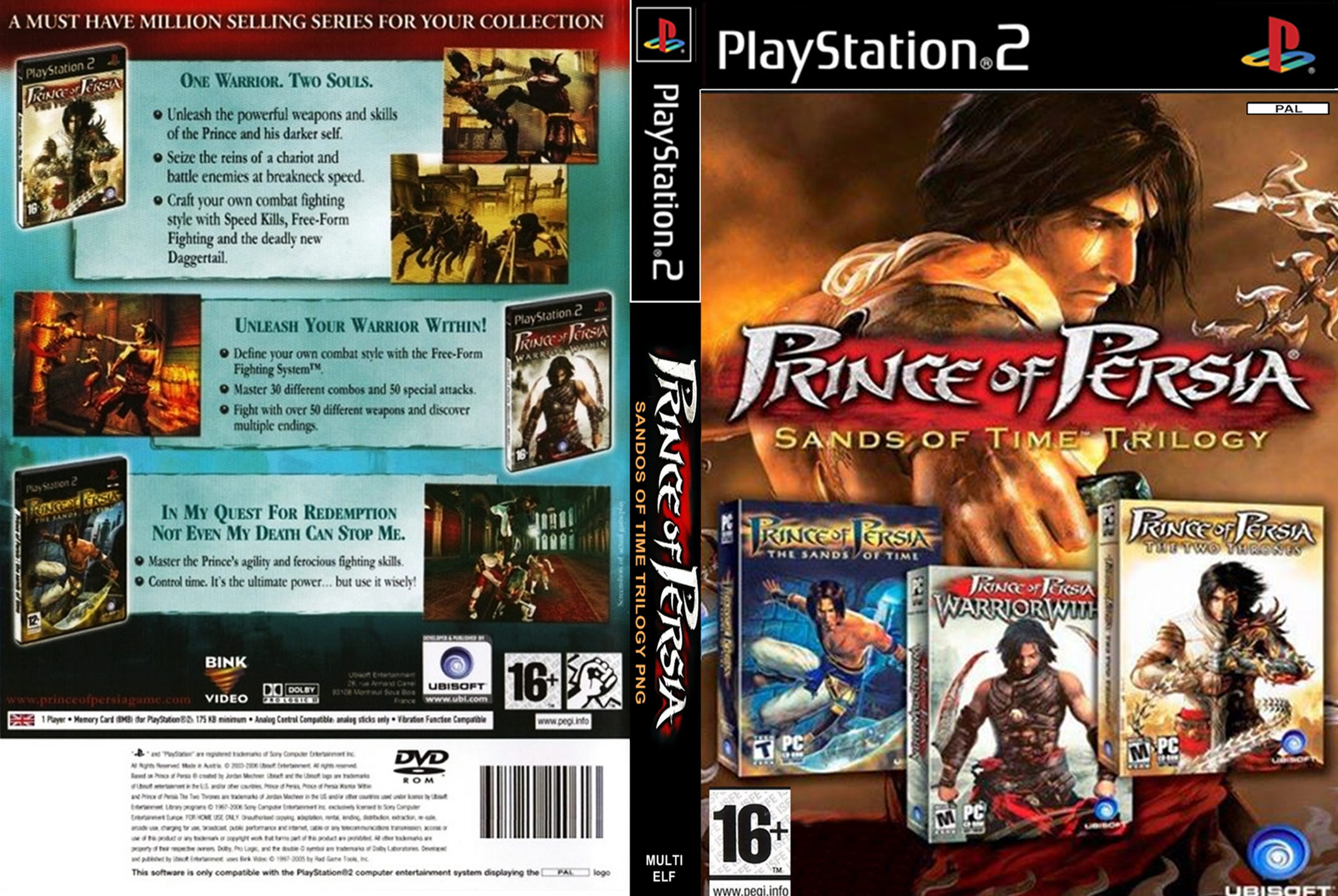 PRINCE OF PERSIA TRILOGY PS2 (NOVO) – GAMESTATION X