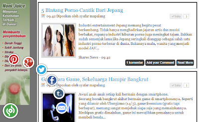 Cara Membuat Tombol Share Keren di Blog