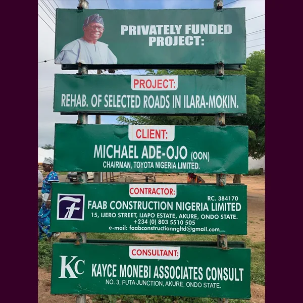 Fashola Commissions 6-Km Road Constructed By Businessman, Michael Ade-Ojo (PHOTOS)