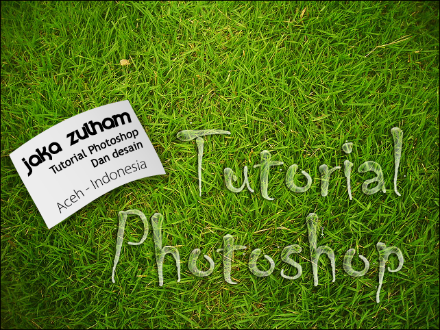 tutorial photoshop - Hasil desain