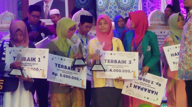 UNP Raih Juara 3 MTQ Mahasiswa Nasional di Malang