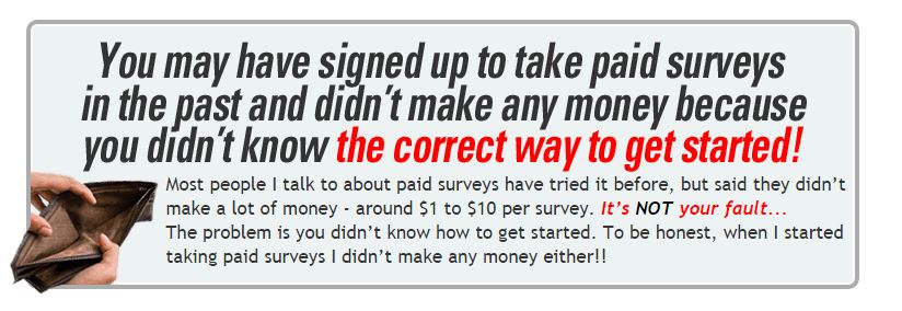 Make money online with paid surveys: Make money from home