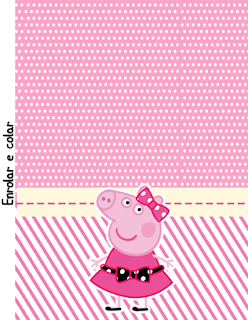 Miss Peppa Pig Free Printable  Labels.