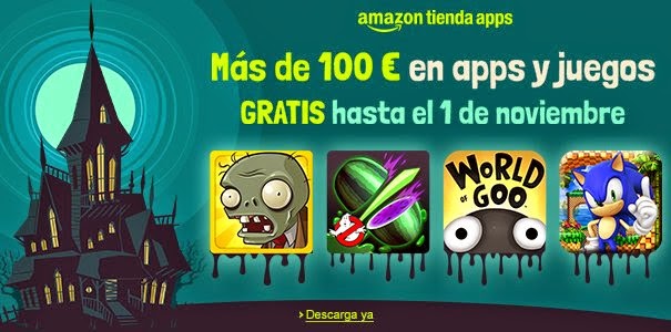 Amazon ofrece mas de 100€ en app y juegos gratis por tiempo limitado en la App Store .Aproveche!!!! .