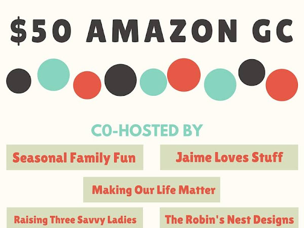 Enter to win: $50 Amazon Gift Card Ends March 17th