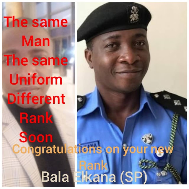 ONLINE SECURITY REPORTERS FECILITATES WITH BALA ELKANA ON HIS PROMOTION TO THE RANK OF SUPERINTENDENT OF POLICE