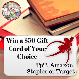 The Literary League, a group of exceptional secondary English Language Arts teachers, is hosting a Back to School Give-Away. Enter to win a choice of gift cards, middle school and high school ELA resource bundles, and shopping sprees to middle and high school ELA TPT stores.