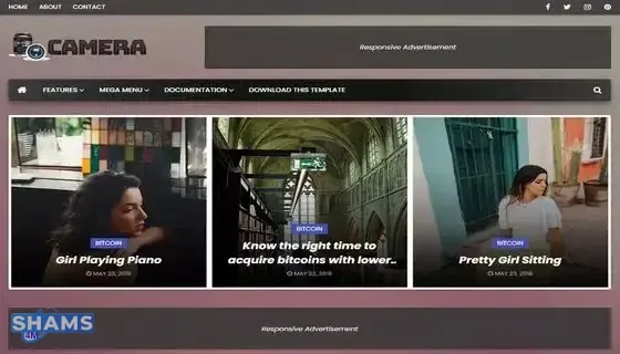 قالب Camera: تخصيص وتفصيل لتصوير المنتجات