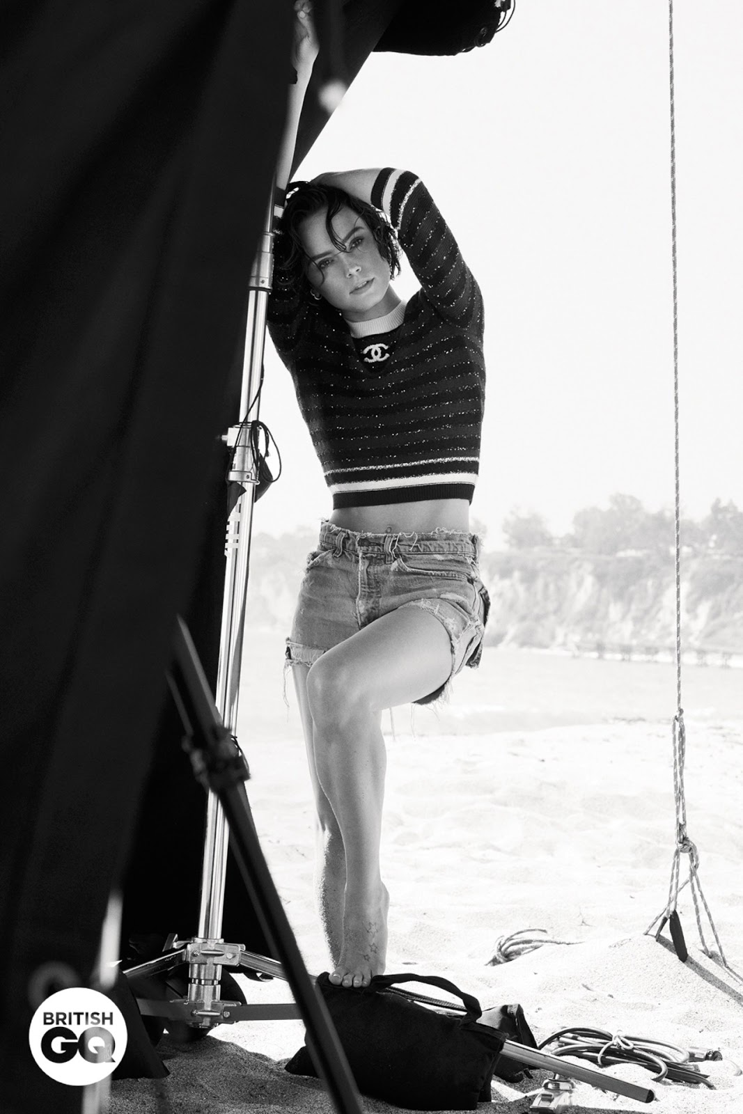 Daisy Ridley pose sexy for GQ UK magazine photoshoot