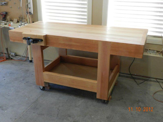 Workbench plans for DIY woodworki