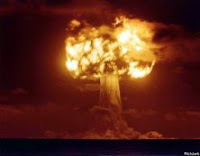 MOHAWK: Test:Mohawk; Date:July 2 1956; Operation:Redwing; Site:Eberiru (Ruby) Island, Enewetak Atoll; Detonation:Tower, 300ft; Yield:360kt; Type:Fission/Fusion