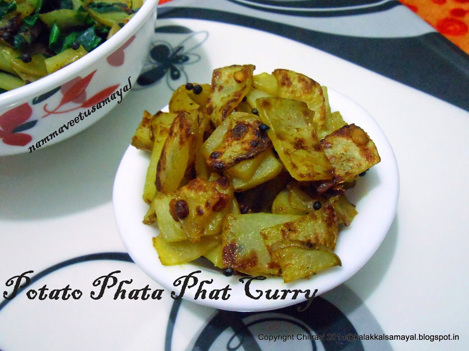 Potato Phata phat Curry