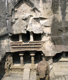 elephant sculpture at Kailashnath Temple