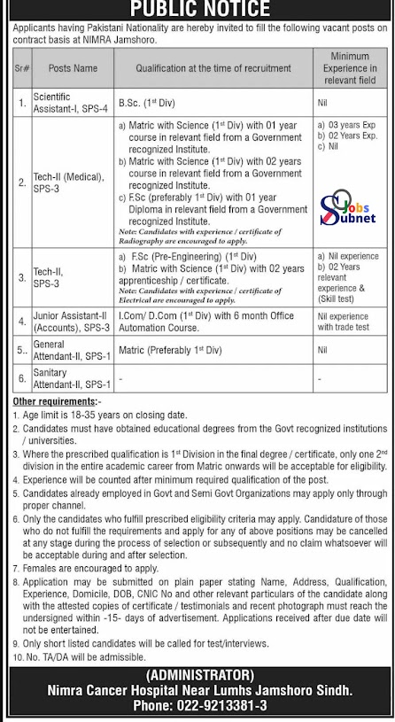 Atomic Energy Commission PAEC Govt Jobs 2022