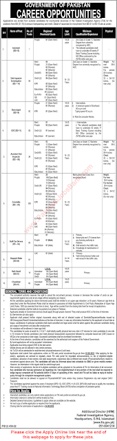 Latest Jobs in Federal Investigation Agency FIA