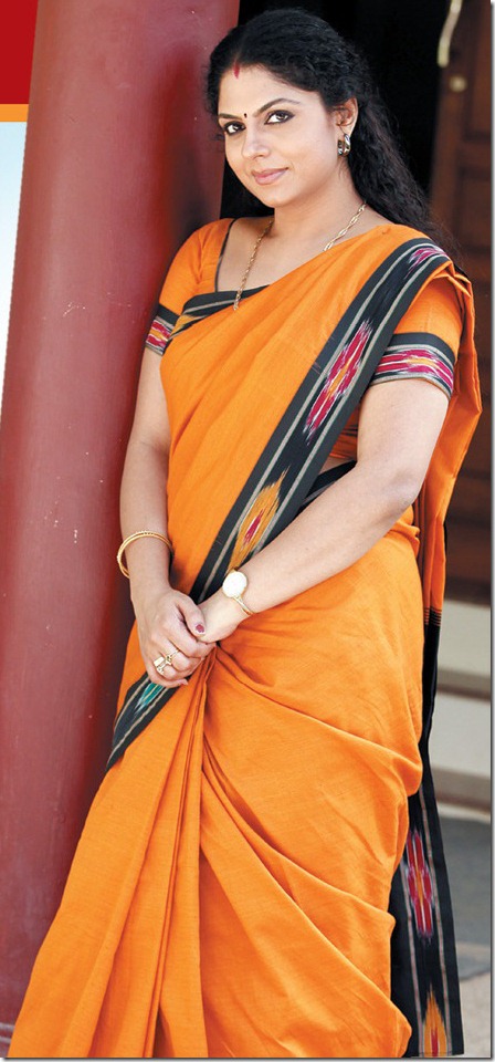 serial actress asha sarath hot _in saree