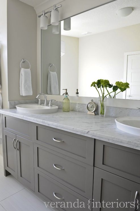 20+ Bathroom Ideas With Gray Cabinets, Great Concept