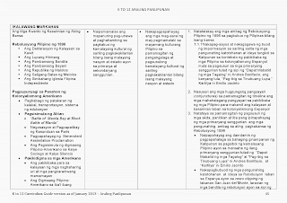 araling panlipunan curriculum guide