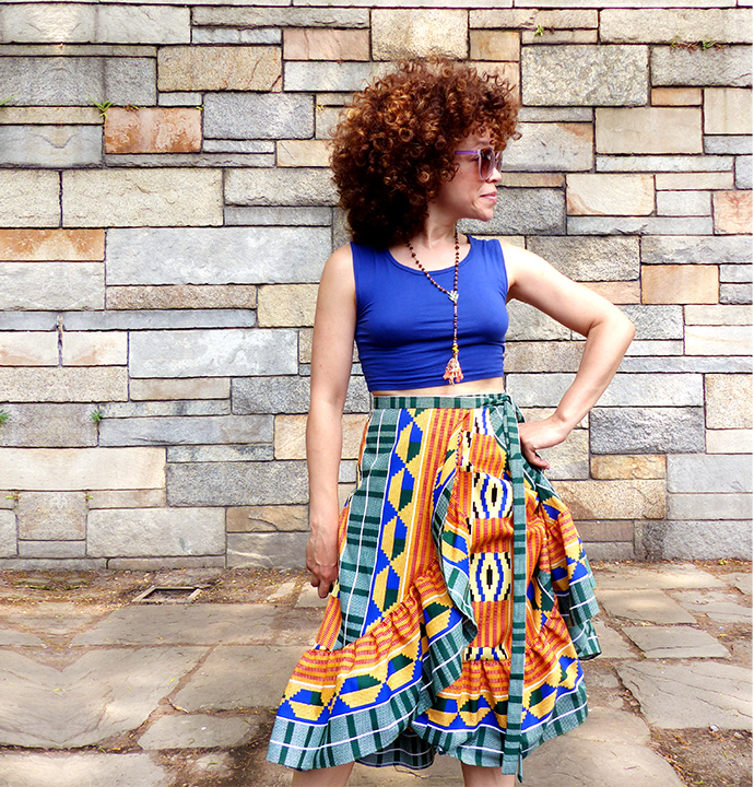 McCalls 7745: The ¡Ay, Caramba! Kente Skirt