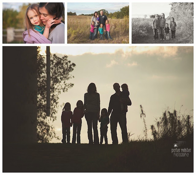 photo collage family photo silhouette