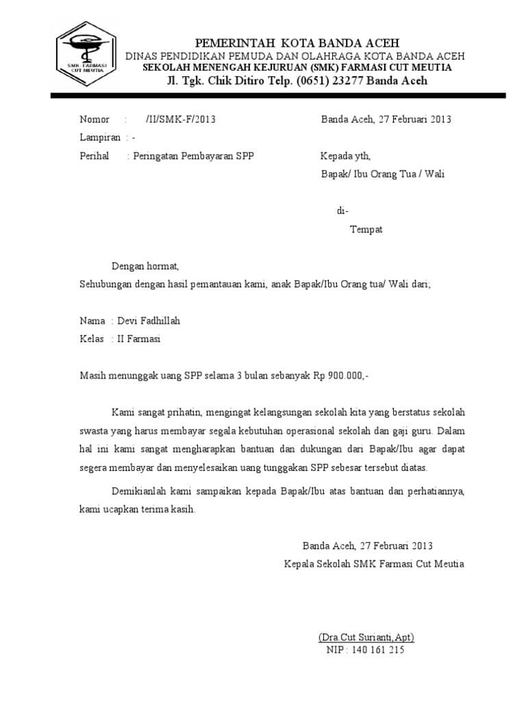  Pada artikel sebelumnya kita telah membahas mengenai Contoh Surat Pemberitahuan Secara Re Inilah 10+ Contoh Surat Pemberitahuan Untuk Orangtua Murid