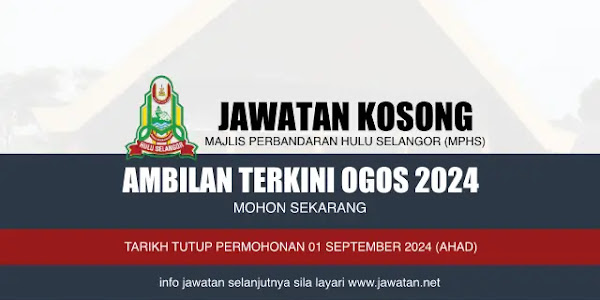 Jawatan Kosong MPHS Ogos 2024